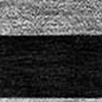 8' X 10' Black Ivory And Gray Striped Washable Indoor Outdoor Area Rug