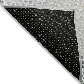 10' X 14' Gray And Taupe Geometric Washable Indoor Outdoor Area Rug