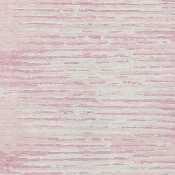 5' X 8' Pink And Gray Striped Washable Indoor Outdoor Area Rug