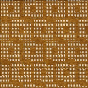 8' X 10' Terra Cotta And Ivory Geometric Washable Indoor Outdoor Area Rug
