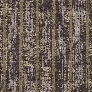 5' X 8' Chocolate And Beige Striped Washable Indoor Outdoor Area Rug