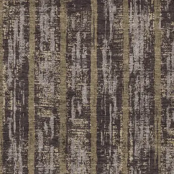10' X 14' Chocolate And Beige Striped Washable Indoor Outdoor Area Rug