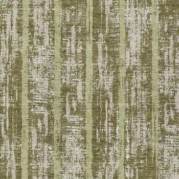 8' X 10' Olive Green Dark Green And Beige Striped Washable Indoor Outdoor Area Rug