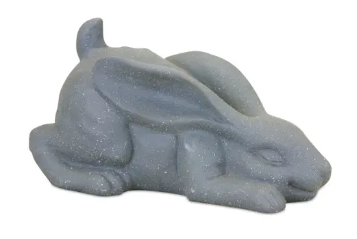 4" Gray Polyresin Figurine Tabletop Sculpture
