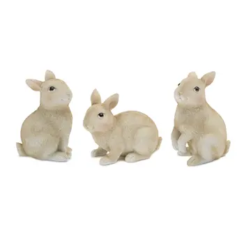 12 Brown Resin Figurine Tabletop Sculpture