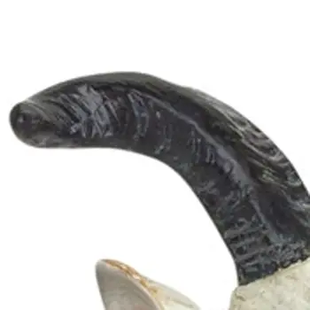 Set of Two White Polyresin Figurine Tabletop Sculpture