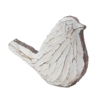 Set of Four Brown Resin Figurine Tabletop Sculpture