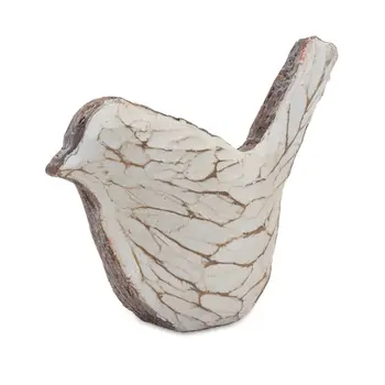 Set of Four Brown Resin Figurine Tabletop Sculpture
