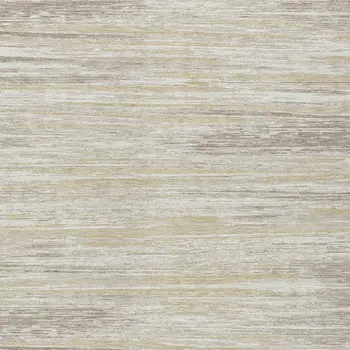 3' X 5' Beige Brown And Ivory Striped Washable Indoor Outdoor Area Rug
