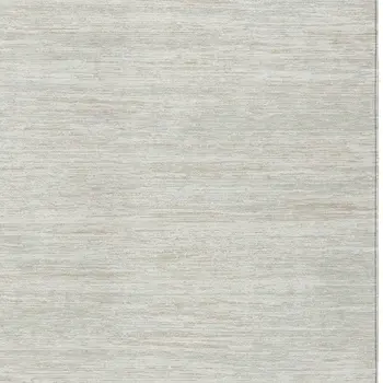 3' X 5' Ivory And Gray Striped Washable Indoor Outdoor Area Rug