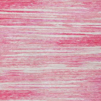 3' X 5' Pink And Ivory Striped Washable Indoor Outdoor Area Rug