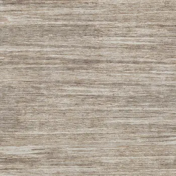 9' X 12' Taupe Gray And Ivory Striped Washable Indoor Outdoor Area Rug