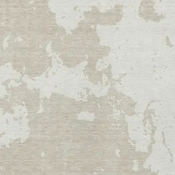 5' X 8' Beige And Ivory Abstract Washable Indoor Outdoor Area Rug