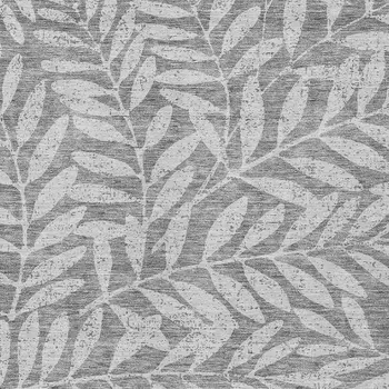 10' X 14' Gray And Light Gray Floral Washable Indoor Outdoor Area Rug