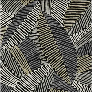 8' X 10' Black Gray And Ivory Floral Washable Indoor Outdoor Area Rug