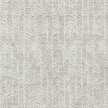 5' X 8' Beige And Ivory Tribal Washable Indoor Outdoor Area Rug