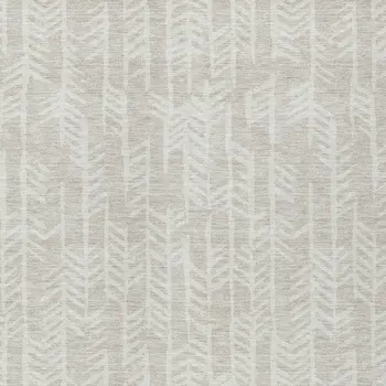 9' X 12' Beige And Ivory Tribal Washable Indoor Outdoor Area Rug