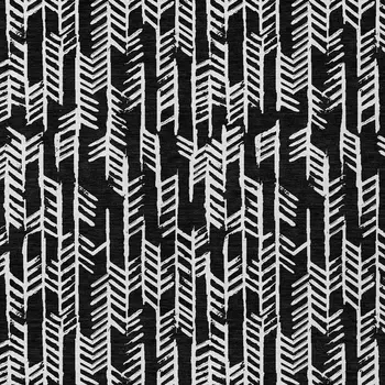 5' X 8' Black And Ivory Tribal Washable Indoor Outdoor Area Rug