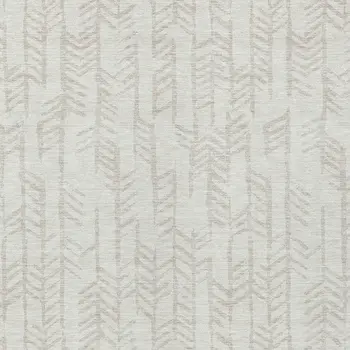 3' X 5' Ivory And Beige Tribal Washable Indoor Outdoor Area Rug