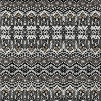 3' X 5' Charcoal Brown And Ivory Moroccan Washable Indoor Outdoor Area Rug