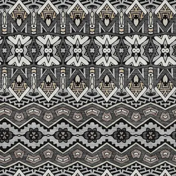 9' X 12' Charcoal Brown And Ivory Moroccan Washable Indoor Outdoor Area Rug