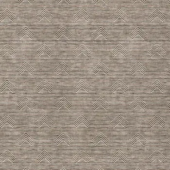 3' X 5' Brown And Beige Geometric Washable Indoor Outdoor Area Rug