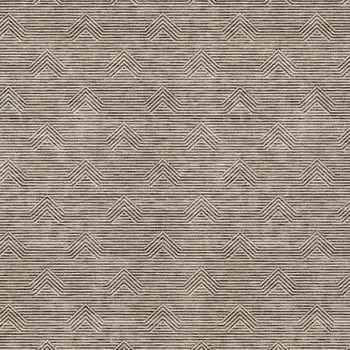 5' X 8' Brown And Beige Geometric Washable Indoor Outdoor Area Rug
