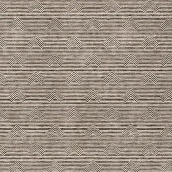 8' X 10' Brown And Beige Geometric Washable Indoor Outdoor Area Rug