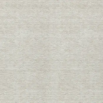 9' X 12' Ivory And Gray Geometric Washable Indoor Outdoor Area Rug