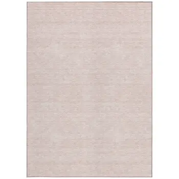 8' X 10' Pink And Gray Geometric Washable Indoor Outdoor Area Rug