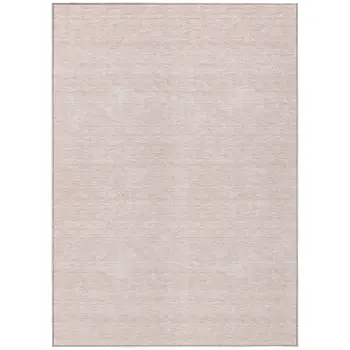 9' X 12' Pink And Gray Geometric Washable Indoor Outdoor Area Rug