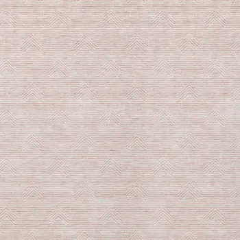 9' X 12' Pink And Gray Geometric Washable Indoor Outdoor Area Rug