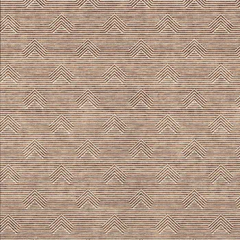 8' X 10' Brown And Beige Geometric Washable Indoor Outdoor Area Rug