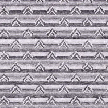 3' X 5' Purple And Ivory Geometric Washable Indoor Outdoor Area Rug