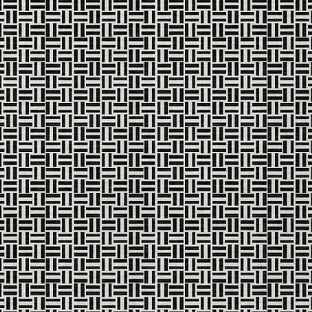 5' X 8' Black And Ivory Geometric Washable Indoor Outdoor Area Rug