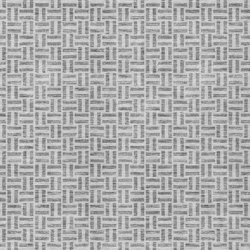 9' X 12' Gray And Silver Geometric Washable Indoor Outdoor Area Rug
