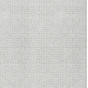 3' X 5' Silver And Gray Geometric Washable Indoor Outdoor Area Rug