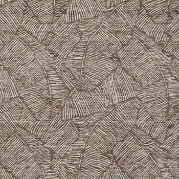 8' X 10' Brown And Beige Floral Washable Indoor Outdoor Area Rug