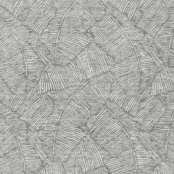 5' X 8' Gray And Ivory Floral Washable Indoor Outdoor Area Rug