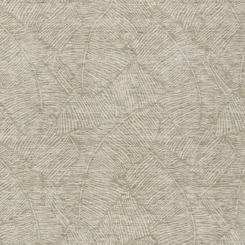 3' X 5' Taupe And Ivory Floral Washable Indoor Outdoor Area Rug
