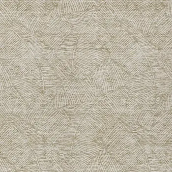 10' X 14' Taupe And Ivory Floral Washable Indoor Outdoor Area Rug