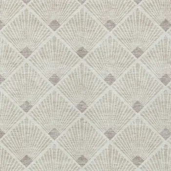 5' X 8' Beige And Ivory Geometric Washable Indoor Outdoor Area Rug
