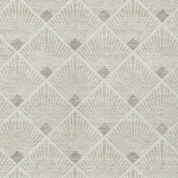 8' X 10' Beige And Ivory Geometric Washable Indoor Outdoor Area Rug