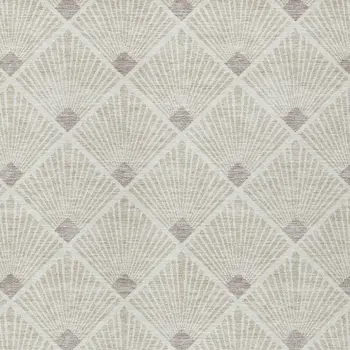 10' X 14' Beige And Ivory Geometric Washable Indoor Outdoor Area Rug