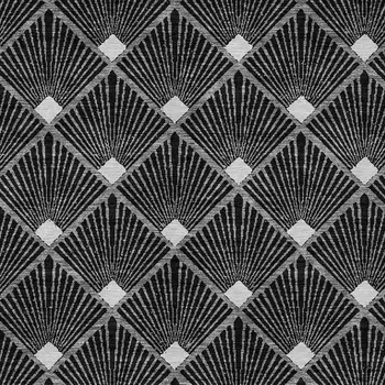 3' X 5' Black Gray And Ivory Geometric Washable Indoor Outdoor Area Rug