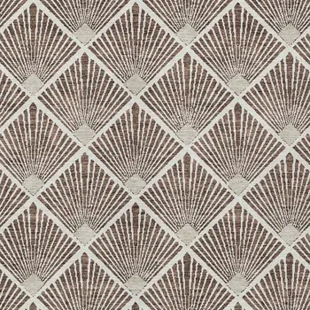 8' X 10' Brown And Beige Geometric Washable Indoor Outdoor Area Rug