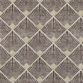 9' X 12' Brown And Beige Geometric Washable Indoor Outdoor Area Rug