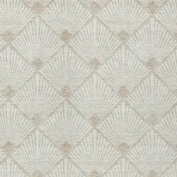 3' X 5' Ivory And Beige Geometric Washable Indoor Outdoor Area Rug
