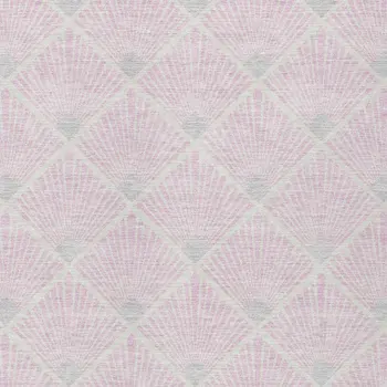 9' X 12' Pink Gray And Ivory Geometric Washable Indoor Outdoor Area Rug