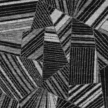 8' X 10' Black And Gray Geometric Washable Indoor Outdoor Area Rug